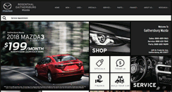 Desktop Screenshot of gaithersburgmazda.com